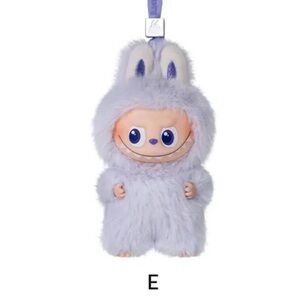 NIB Pin for Love E Popmart Labubu Purple Vinyl Plush